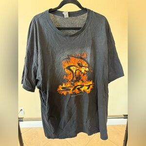 Gildan Black Tee with SRT Hell Cat Graphic